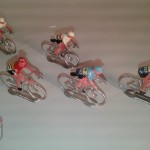 Ciclistas miniatura tour de francia